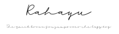 Rahayu by Sronstudio — Script Handwritten Font — thumbnail 1