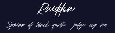 Raidden by Motokiwo — Script Handwritten Font — thumbnail 2