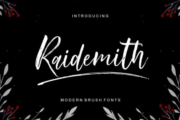 Raidemith Font by scoothtype — Script Handwritten Font — preview 1