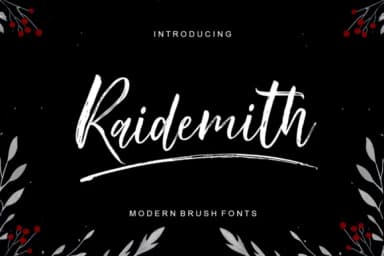 Raidemith Font by scoothtype — Script Handwritten Font — thumbnail 1