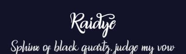 Raidye by nomlimofont — Script Handwritten Font — thumbnail 2
