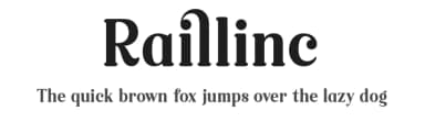 Raillinc by Storytype Studio — Serif Font — thumbnail 1