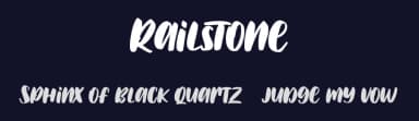 Railstone by Maulana Creative — Script Handwritten Font — thumbnail 2