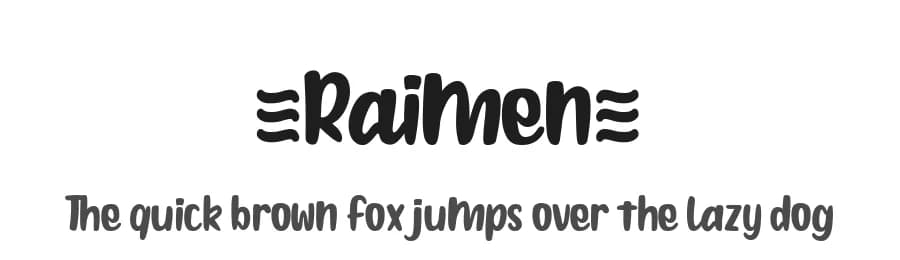 Raimen by Askmewhy — Script Handwritten Font — preview 1