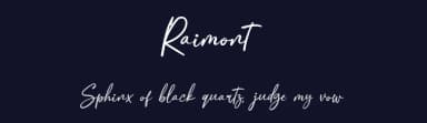 Raimont by twinletter — Script Handwritten Font — thumbnail 2