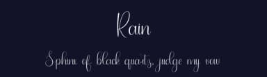 Rain by PiPi Creative STUDIO — Script Handwritten Font — thumbnail 2