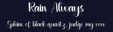 Rain Always by Inermedia Studio — Script Handwritten Font — thumbnail 2