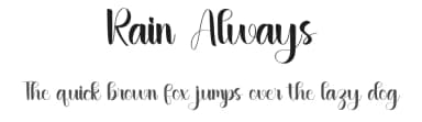 Rain Always by Inermedia Studio — Script Handwritten Font — thumbnail 1