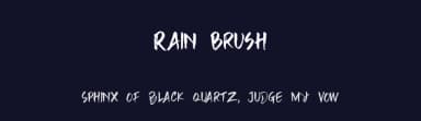 Rain Brush by Seno Aji — Script Handwritten Font — thumbnail 2