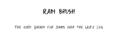 Rain Brush by Seno Aji — Script Handwritten Font — thumbnail 1