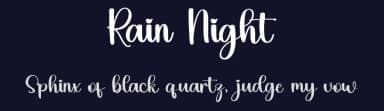 Rain Night by Inermedia Studio — Script Handwritten Font — thumbnail 2