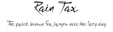 Rain Tax by JSH creates — Script Handwritten Font — thumbnail 1