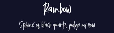 Rainbow by Etik Fatimah — Script Handwritten Font — thumbnail 2