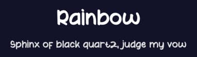 Rainbow by Etik Fatimah — Script Handwritten Font — thumbnail 2