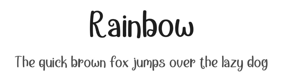 Rainbow by Danil Studio — Script Handwritten Font