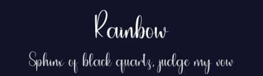 Rainbow by PiPi Creative STUDIO — Script Handwritten Font — thumbnail 2