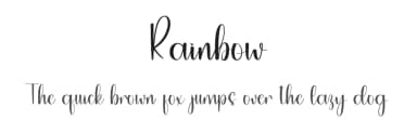 Rainbow by PiPi Creative STUDIO — Script Handwritten Font — thumbnail 1
