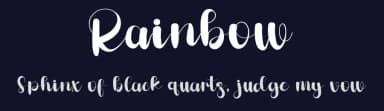 Rainbow by FreshtypeINK — Script Handwritten Font — thumbnail 2