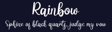 Rainbow by Inermedia Studio — Script Handwritten Font — thumbnail 2