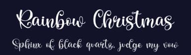 Rainbow Christmas by Letterafa Studio — Script Handwritten Font — thumbnail 2