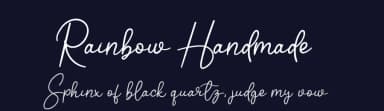 Rainbow Handmade by Etik Fatimah — Script Handwritten Font — thumbnail 2