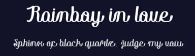 Rainboy in love by weknow — Script Handwritten Font — thumbnail 2