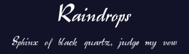 Raindrops by Intellecta Design — Script Handwritten Font — thumbnail 2