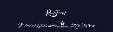 Rainforest by Billy Argel Fonts ® — Script Handwritten Font — thumbnail 2