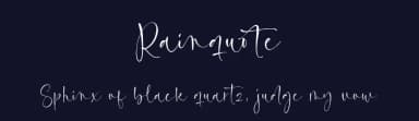 Rainquote by Balpirick Studio — Script Handwritten Font — thumbnail 2