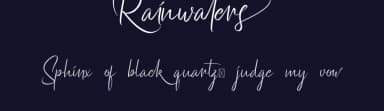 Rainwaters by RaisProject — Script Handwritten Font — thumbnail 2
