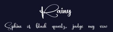 Rainy by Scratchones — Script Handwritten Font — thumbnail 2