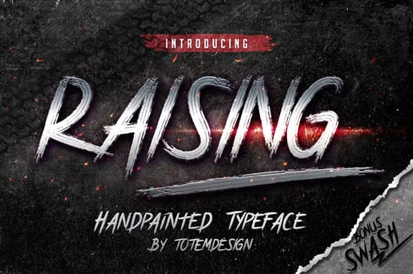 Raising Font by Totem Design Studio — Script Handwritten Font