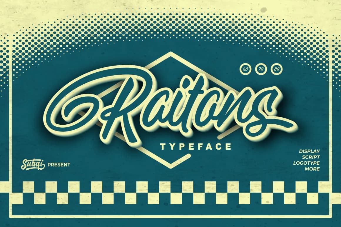 Raitons Font by Subqi Std — Script Handwritten Font