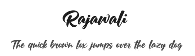 Rajawali by Letternun — Script Handwritten Font