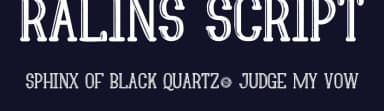 Ralins Script by Calligraphy Fonts — Script Handwritten Font — thumbnail 2