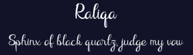 Raliqa by Gilz Creative Studio — Script Handwritten Font — thumbnail 2