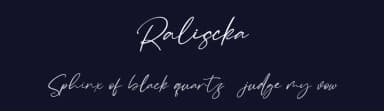 Raliscka by Maulana Creative — Script Handwritten Font — thumbnail 2