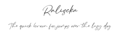 Raliscka by Maulana Creative — Script Handwritten Font — thumbnail 1