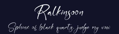 Ralkinsoon by Letterena Studios — Script Handwritten Font — thumbnail 2