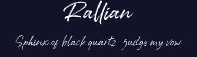 Rallian by Lettersiro Studio — Script Handwritten Font — thumbnail 2