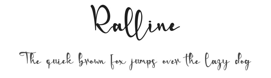 Ralline by Harjuno Kristanto — Script Handwritten Font
