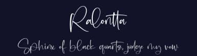 Ralontta by Perspectype Studio - Letterena.com — Script Handwritten Font — thumbnail 2