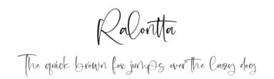 Ralontta by Perspectype Studio - Letterena.com — Script Handwritten Font — thumbnail 1
