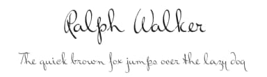 Ralph Walker by Intellecta Design — Script Handwritten Font — thumbnail 1