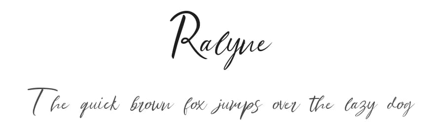 Ralyne by Mindtype Co. — Script Handwritten Font