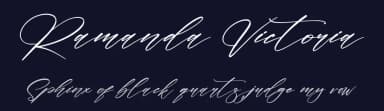 Ramanda Victoria by Letterena Studios — Script Handwritten Font — thumbnail 2