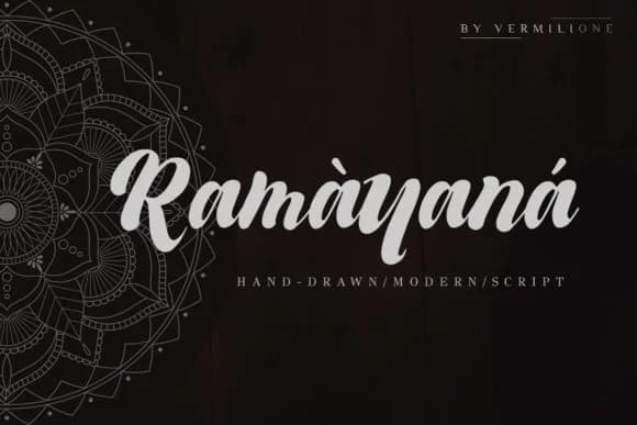 Ramayana Font by SayStudio — Script Handwritten Font