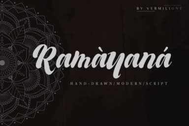 Ramayana Font by SayStudio — Script Handwritten Font — thumbnail 1