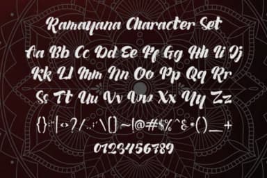 Ramayana Font by SayStudio — Script Handwritten Font — thumbnail 3