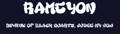 Rameyon by Ahweproject — Script Handwritten Font — thumbnail 2